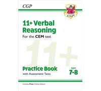 11+ CEM Verbal Reasoning Practice Book & Assessment Tests - Ages 7-8 (with Online Edition)