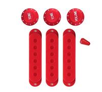 11-Color Guitar Pickup Cover 6 Hole Single Coil Switches Tip Holder 2 Tone 1 Volumes Knobs Set For Electric Guitar Pickup Covers Single Coil Volumes Tone Knobs Electric Parts And Accessories