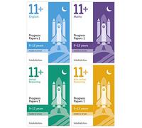11+ English, Maths, Non-verbal Reasoning, Verbal Reasoning: Progress Papers 1 Bundle for GL and Other Test Providers: Ages 9-12
