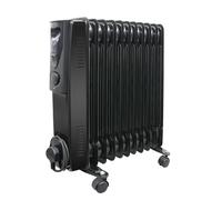 Vonhaus Oil Filled Radiator 11 Fin, Oil Heater Portable Electric Free Standing 2500W For Home, Office, Any Room