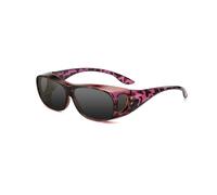 (11) Fit Over Wrap Around Polarized Sunglasses For Men Women Square Fashion Glasses