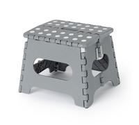 11" Folding Step Stool Grey