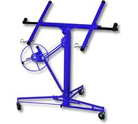11 Ft Plasterboard Lifter with Rolling Casters Panel Hoist