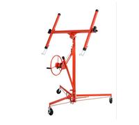 11 Ft Plasterboard Lifter with Rolling Casters Panel Hoist