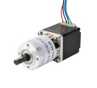 11 Geared Stepper Motor w/Rear Shaft & Gear Ratio 27:1 Planetary Gearbox L=31mm 0.67A CNC