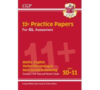 11+ GL Practice Papers Mixed Pack - Ages 10-11 (with Parents' Guide & Online Edition)