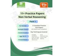 11+ GL Practice Papers - Non-Verbal Reasoning (NVR) - Pack 1: Printed Edition (11+ GL Practice Papers series)