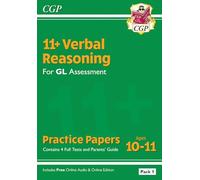 11+ GL Verbal Reasoning Practice Papers: Ages 10-11 - Pack 1 (with Parents' Guide & Online Ed)