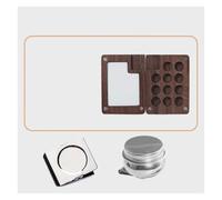 11-grid Portable Palette Mini Watercolor Paint Box Walnut Travel Carry-on Painting And Sketching Set(B-3pcs)