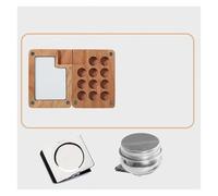 11-grid Portable Palette Mini Watercolor Paint Box Walnut Travel Carry-on Painting And Sketching Set(A-3pcs)
