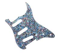 11 Hole for For ST SSS Single Coil Pickups Guitar Pickguard Scratch Plate with Screws Guitar Replacement Pickguard (Color : 04)