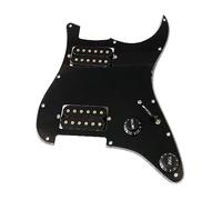 11 Hole Loaded Prewired Guitar Pickguard Guard Plate With HH Pickups For Guitar Strings Parts And Installation Tool Set Guitar Pickups Set Prewired Pick Guard Single Coil Pickup Ssh Pickups Alnico