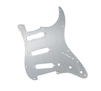11 Hole Metal Aluminum Pickguard SSS Electric Guitar Pick Guard Scratch Plate Guitar Replacement Pickguard (Color : 03)