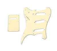 11 Holes 3Ply Guitar Bass Pickguard Scratch Plate SSS Scratch Back Plate For Standard Modern Guitar Replacements