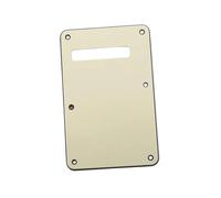 11 Holes Electric Guitar Pickguard Music Lovers 6 Holes Standard Electric Guitar Back Plate Cavity Cover Pickguard ST Modern Style(Ivory 3ply)