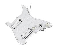 11 Holes HH Prewired Loaded Electric Guitar Pickguard Ceramic Magnet Humbucker Pickup