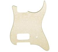 11 Holes Single Uncovered Humbucker Electric Guitar Pickguard(Aged Pearl)