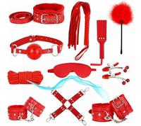 11 In 1 Leather Multifunctional Set, Paired With A Black Racket, Enhances Fitness Training - K06