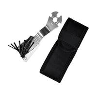 11 in 1 Multifunctional Manual Tool Set Screwdriver Thin Wrench Folding Hexagonal Carbon Steel Hexagonal Screwdriver Space Saving Hand Tool