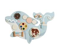11 in 1 Sensory Wall Play Sign - Wooden | Wall Activity Center for Early Childhood Education | Development Toy for Playroom, Nursery, Garden