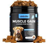 11-in-1 Weight Gain Food for Dogs - Appetite Stimulant with High Calorie & Protein - Premium Dog Muscle Builder for All Breeds - Healthy for Puppies - 150 Chews - Chicken