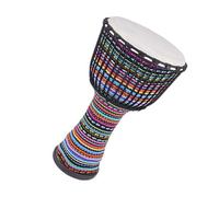 11-inch Adjustable African Drum PVC Indonesian Sheepskin Lightweight Adult Cloth Art African Drum African Drum for Beginners (Color : C)