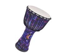 11-inch Adjustable African Drum PVC Indonesian Sheepskin Lightweight Adult Cloth Art African Drum African Drum for Beginners (Color : D)