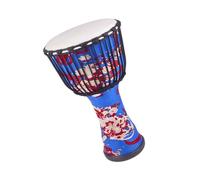 11 Inch African Drum Lightweight PVC African Drum Goatskin Hand Drum Percussion Instrument African Drum for Beginners (Color : B)