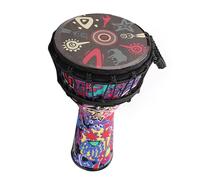 11-inch Handmade PVC African Drum Lightweight African Hand Drum Instrument African Drum for Beginners (Color : A)
