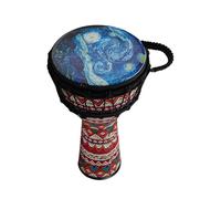 11 Inch PVC African Drum Adult Beginner Lightweight African Hand Drum Percussion Instrument African Drum for Beginners (Color : A)