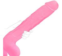 11 Inch Realistic Dildo for Advanced Lifelike Huge Big Thick Girthy Dildo Strong Suction Cup, Realistic Penis for G-Spot Stimulation Dildos Anal Sex Toys for Women Men and Couples Pink
