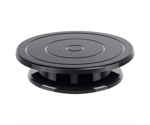 11 Inch Rotate Turntable Sculpting Wheel Revolving Cake Black Painting Turn Table Stand