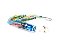 11 inch Trolling Tuna Lure for Mahi Marlin Dolphin Wahoo Shark Sailfish with Rigged Hooks Big Game Fishing Saltwater Lure Deep Sea