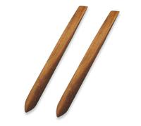 11 Inch Wooden Sourdough Bread Mixing Stir Stick Spurtle, Sourdough whisk Sourdough Bread Making Tools Baking supplies,Acacia Wooden Spatula Paddle Stirring Stick for Kitchen Cooking (2)