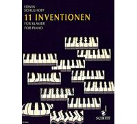 11 Inventions op. 36 piano (intermediate - advanced) Schulhoff Schott Music Sadd