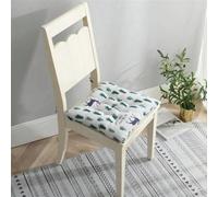 (11) Japanese Style Square Chair Cushion with Strap Cotton Flax Vintage Sofa Chair Pad Home Office Seat Cushion Pad Tatami Pillow