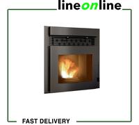11 kW Punto Punto Alessio Pellet fireplace insert - silicon gray [EEK: A+]