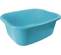 11 Ltr Plastic Washing Up Bowl Durable & Lightweight Dishwashing Basin for Kitchen Sink, Large Capacity, Easy-Grip Handles Ideal for Washing Dishes, Vegetables (Teal)