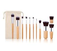 11 Makeup Brush Set Linen Storage Bag Makeup Tools