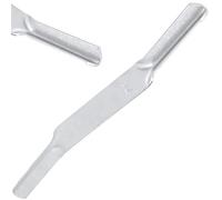 11" Metal Brick Jointer with Double Ends (1/2" & 5/8") Bricklaying & Mortar Smoothing Trowel