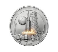 11 Moon Landing Commemorative Coin, Tranquility Base Astronaut Collectible Silver Coin, Space Exploration Souvenir Gift for Astronomy Enthusiasts Moon Landing Astronaut Commemorative Coin