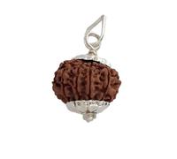 11 Mukhi Nepal Rudraksha Original Silver Pendant Energized, Collector 29mm-30mm, Rudraksha