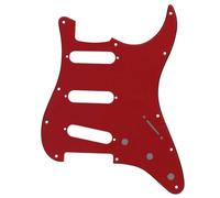 11 Nail 3 Layers Electric Guitar Pickguard Suitable For SSS ST SQ Panel(Red)