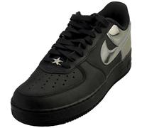 Nike Air Force 1 Low Retro Sneaker (Black/Chrome-Black - 11) - Size 11 - Men's