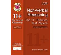 11+ Non-Verbal Reasoning Practice Papers: Multiple Choice - Pack 1 (GL & Other Test Providers) (CGP 11+ GL)