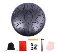 11 Note Steel Tongue Drum Percussions Instrument Ethereal Drum Clear and Crisps Sound Handpans for Meditations Metal Handpans Music Kids