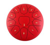 11-Note Steel Tongue Handpan Drum with Mallets and Picks for Meditation Yoga and Relaxation