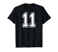 11 Number Eleven Team Sports Graphic Design Matching Varsity T-Shirt