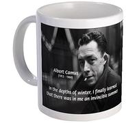 11 ounce Mug - Albert Camus Motivational Mug - S White "