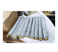 11-Pack Conveyor Roller Replacement, 25/32/38/50/60mm Diameter, Spring-Loaded PVC Rollers for Assembly Lines, Carbon Steel Shaft (Dia 50MM/2'', L 150MM/5.9in)